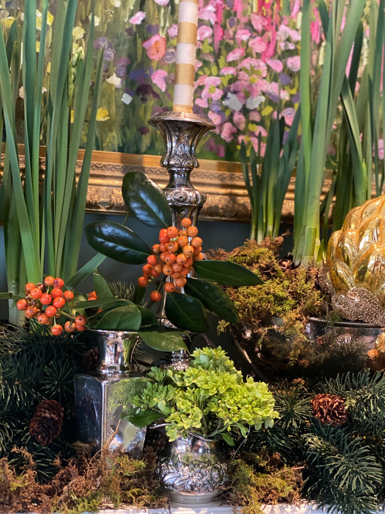 Rhett Outten mantel closeup